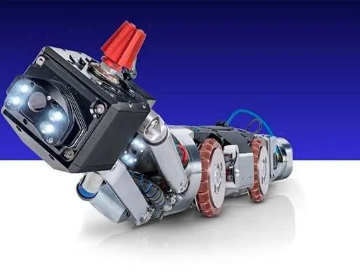 Robot fresador para la limpieza de tuberías